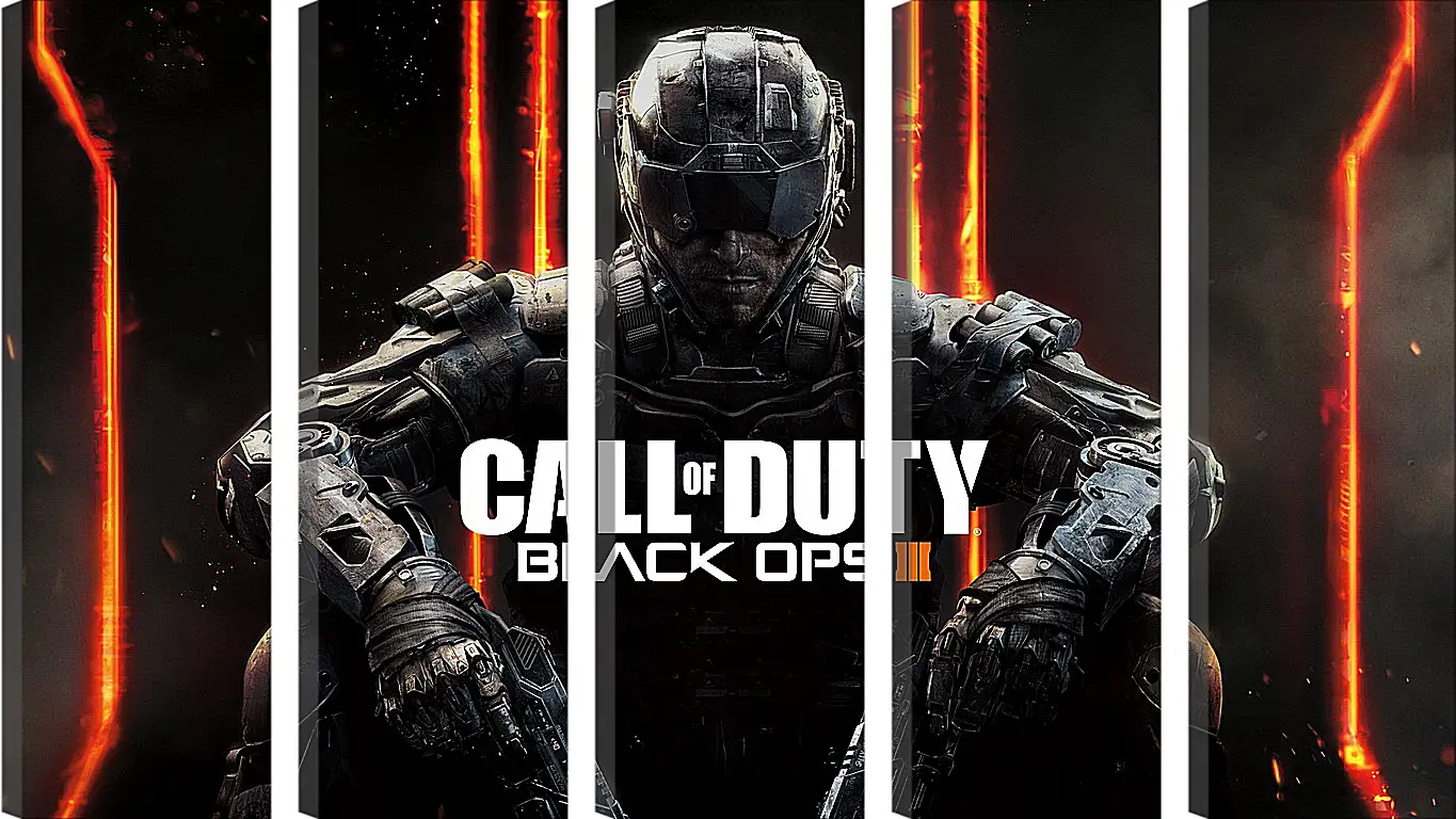 Модульная картина - call of duty, black ops, black ops iii