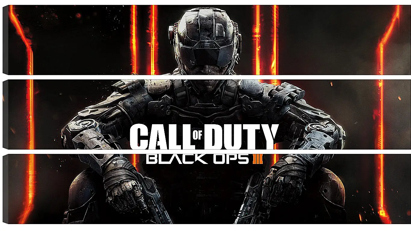 Модульная картина - call of duty, black ops, black ops iii