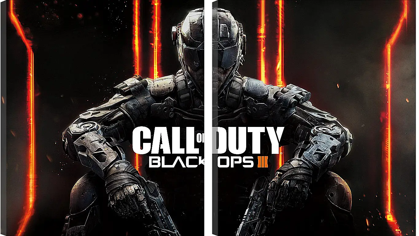 Модульная картина - call of duty, black ops, black ops iii