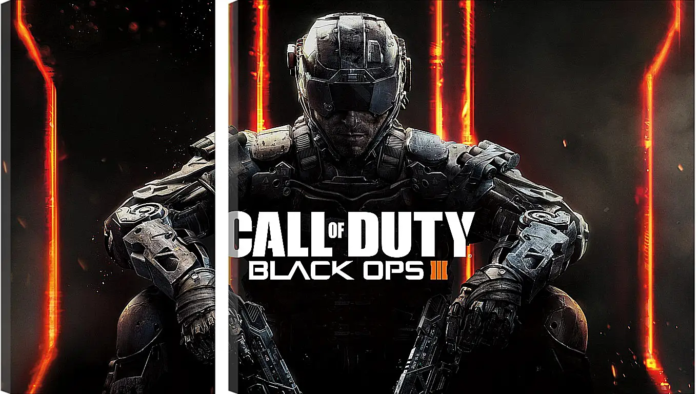 Модульная картина - call of duty, black ops, black ops iii