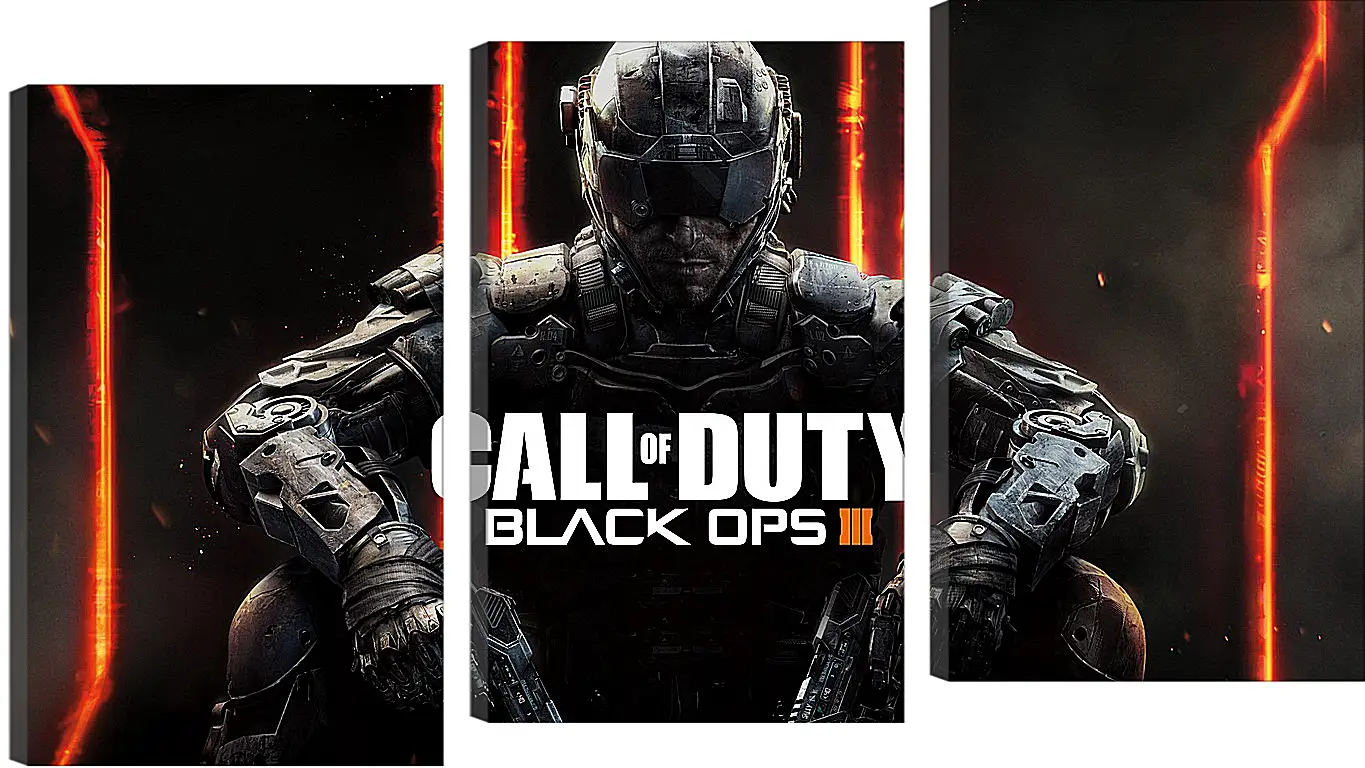 Модульная картина - call of duty, black ops, black ops iii