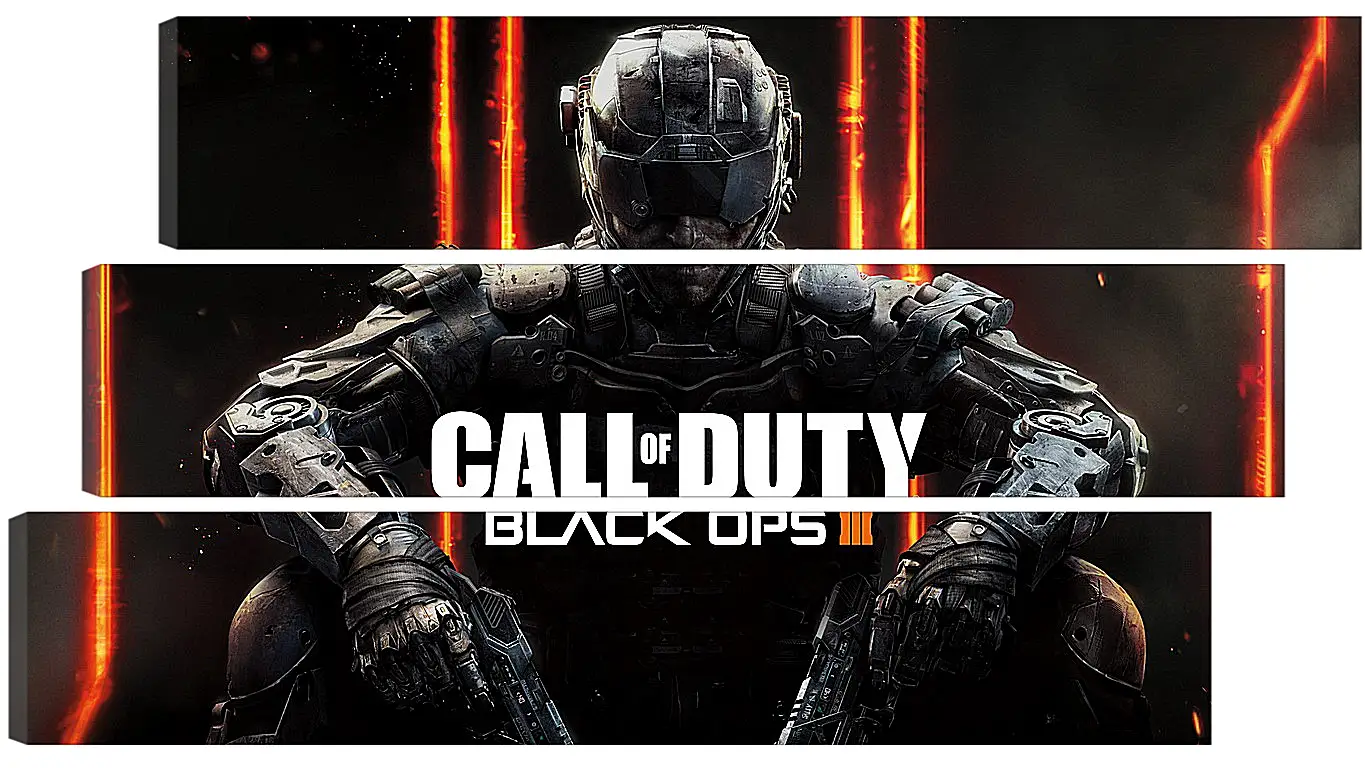 Модульная картина - call of duty, black ops, black ops iii