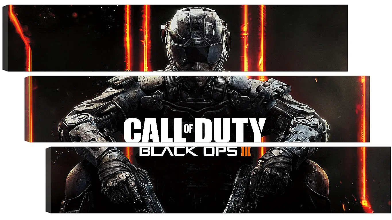 Модульная картина - call of duty, black ops, black ops iii