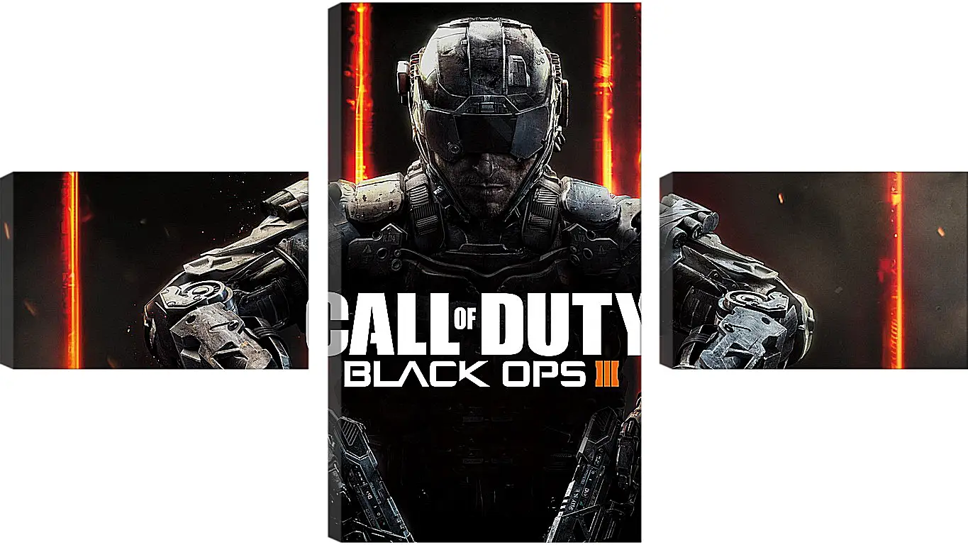 Модульная картина - call of duty, black ops, black ops iii