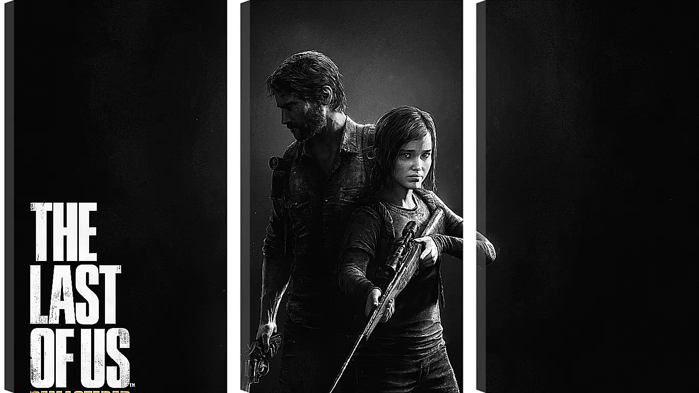 Модульная картина - the last of us, remastered, man
