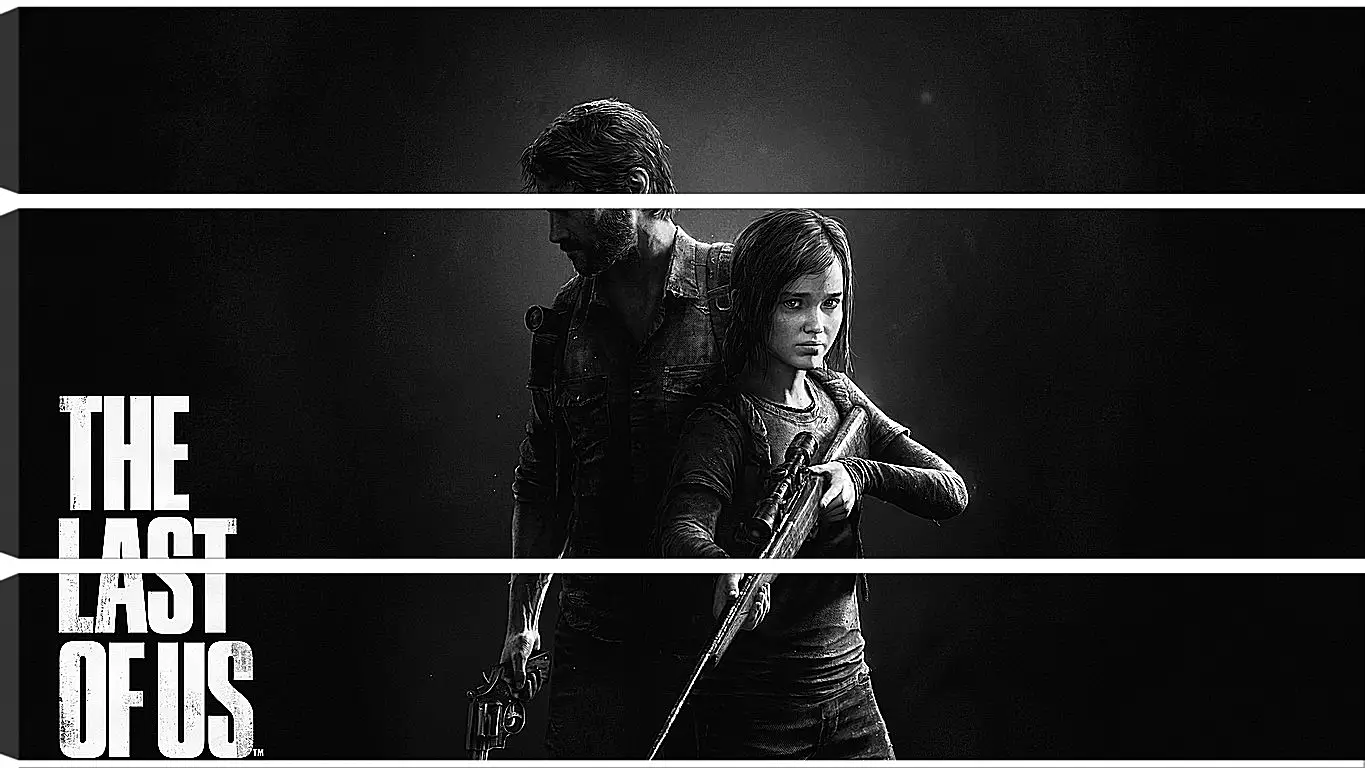 Модульная картина - the last of us, remastered, man
