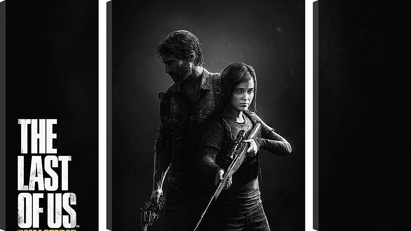 Модульная картина - the last of us, remastered, man
