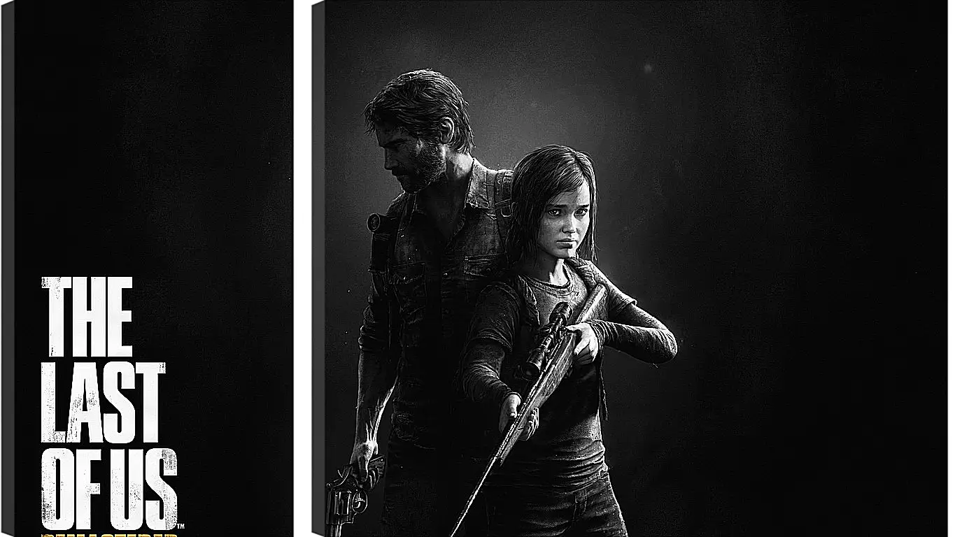 Модульная картина - the last of us, remastered, man
