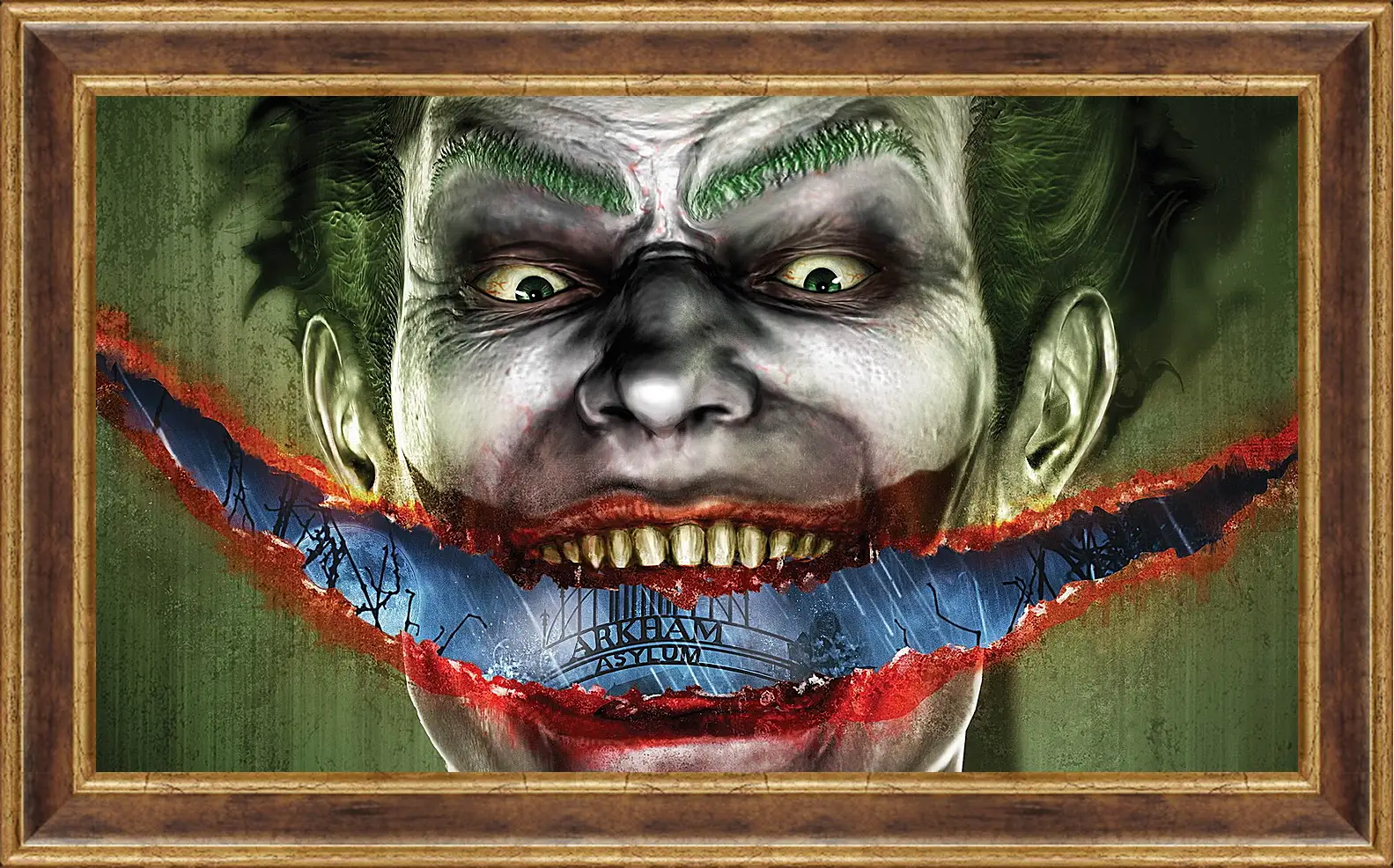 Картина в раме - joker, batman, games