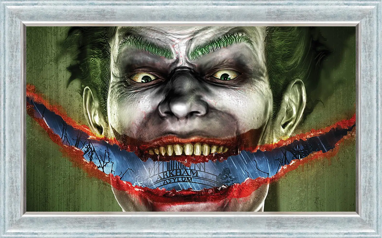 Картина в раме - joker, batman, games