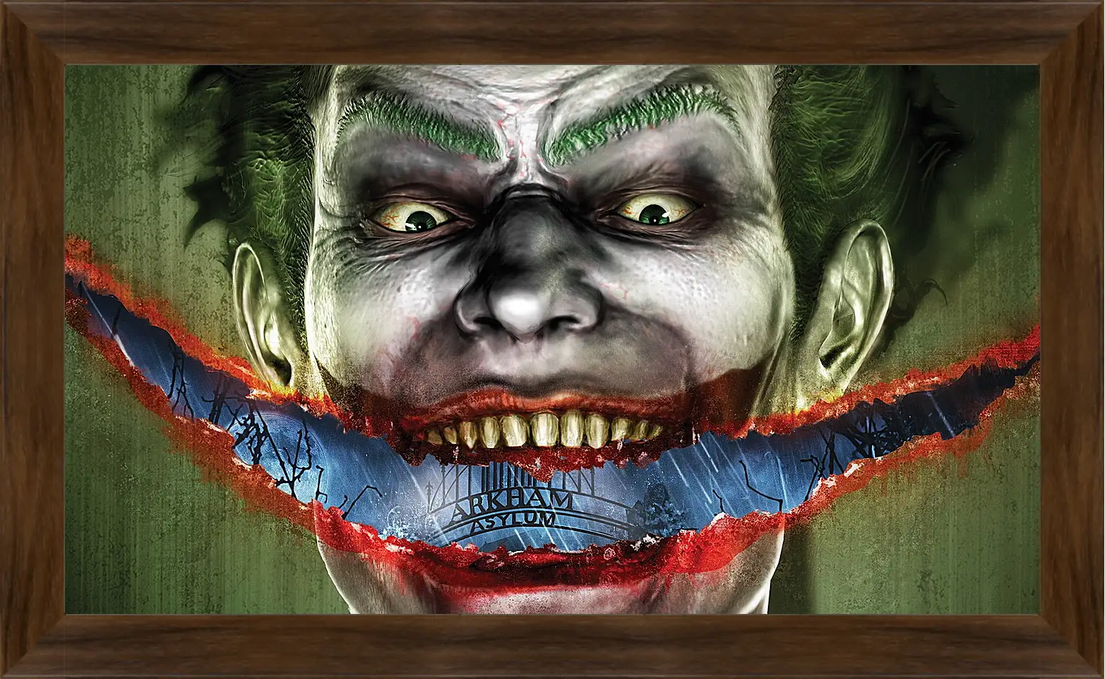 Картина в раме - joker, batman, games