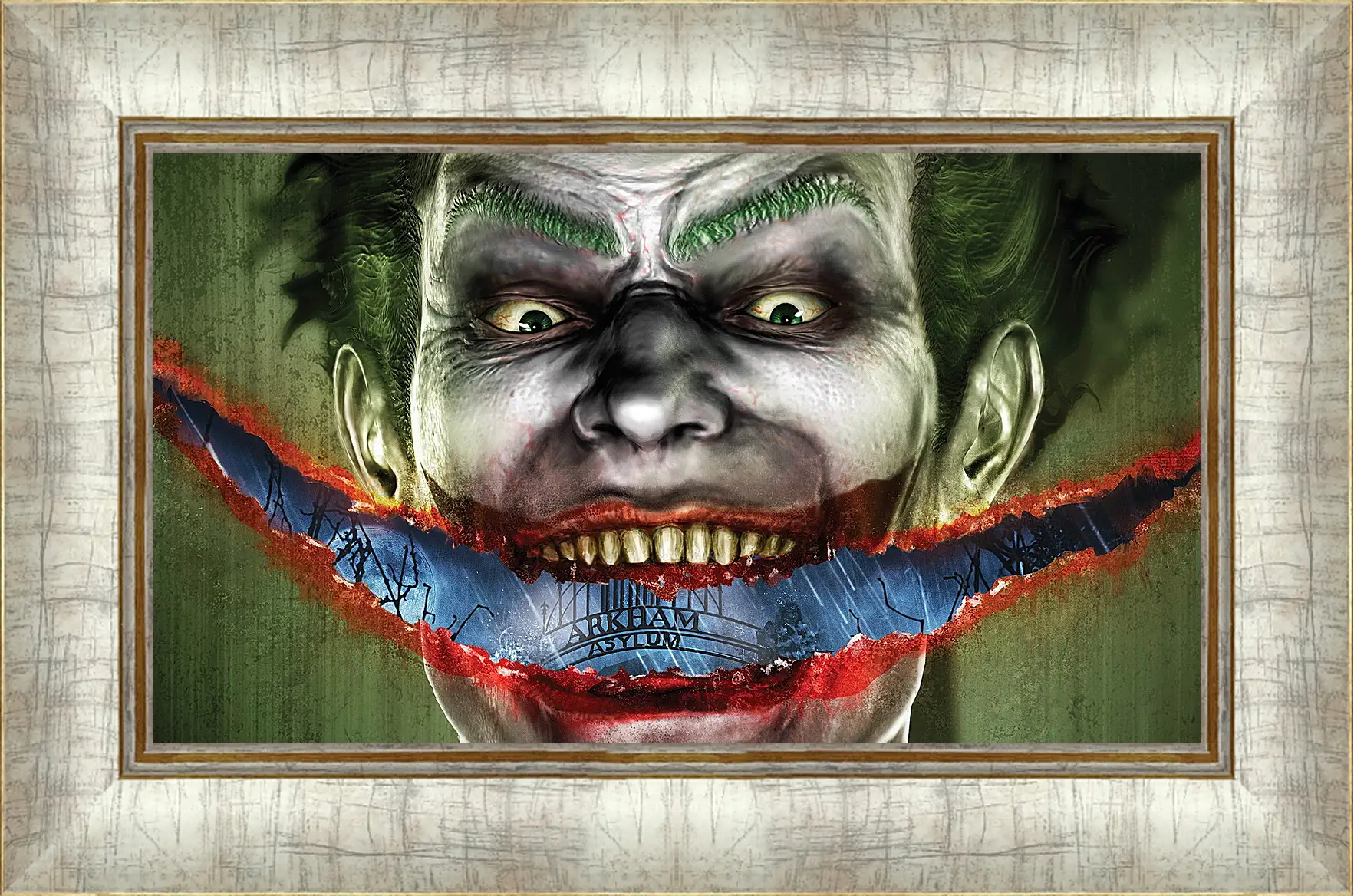 Картина в раме - joker, batman, games