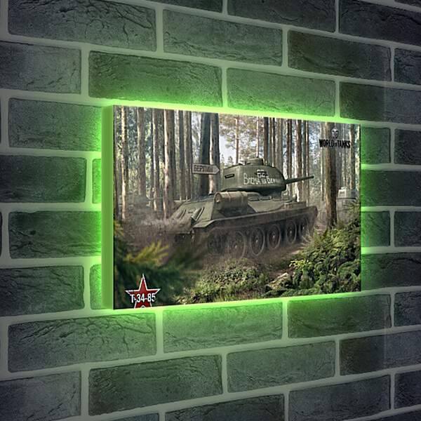 Лайтбокс световая панель - world of tanks, tank, timber