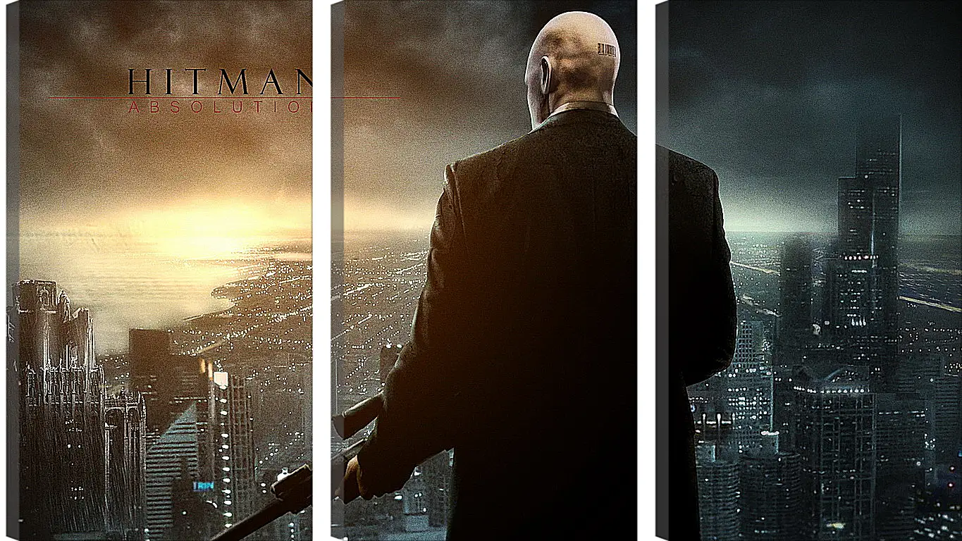 Модульная картина - hitman vi, game, 2014
