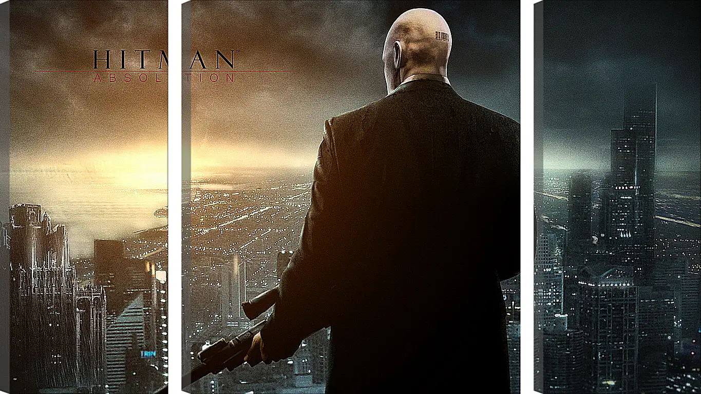 Модульная картина - hitman vi, game, 2014
