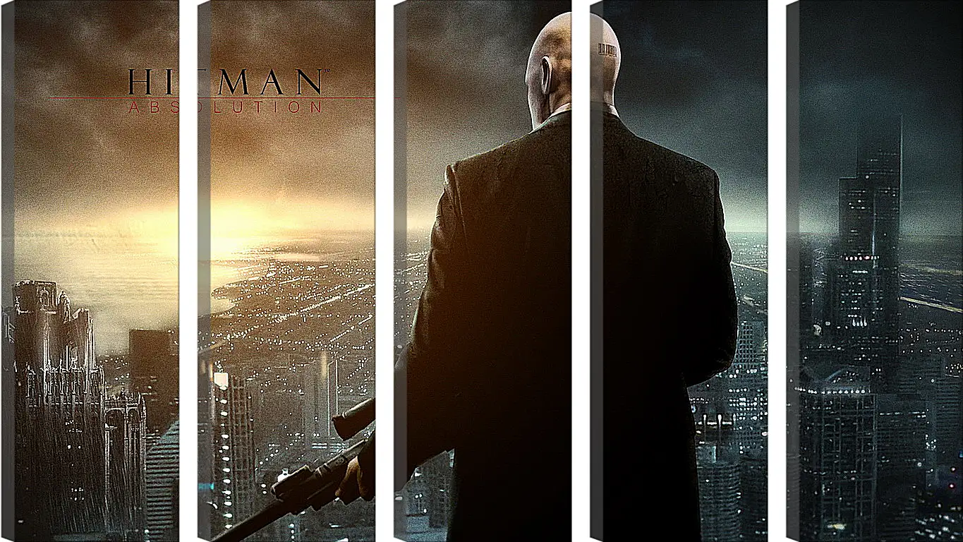 Модульная картина - hitman vi, game, 2014
