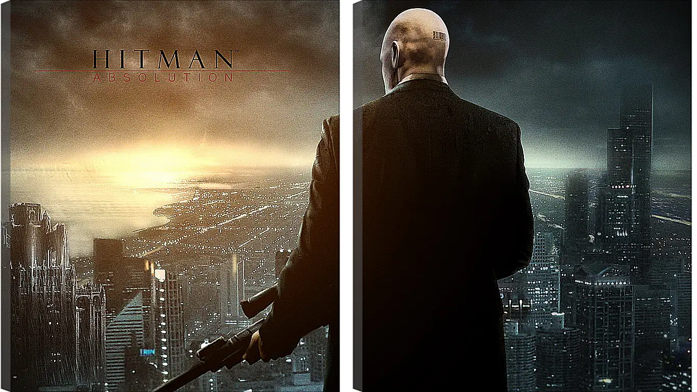 Модульная картина - hitman vi, game, 2014
