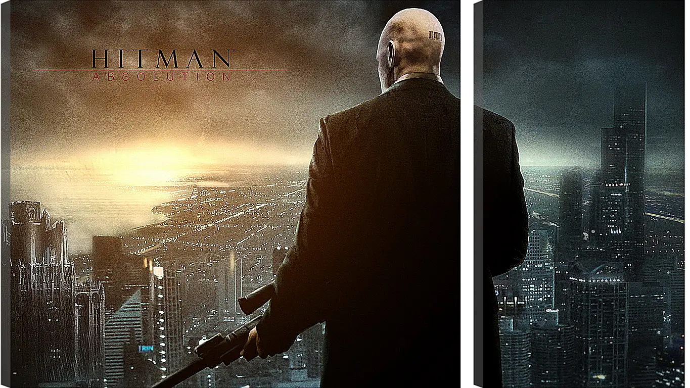 Модульная картина - hitman vi, game, 2014
