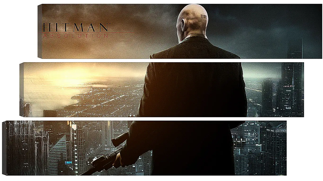 Модульная картина - hitman vi, game, 2014
