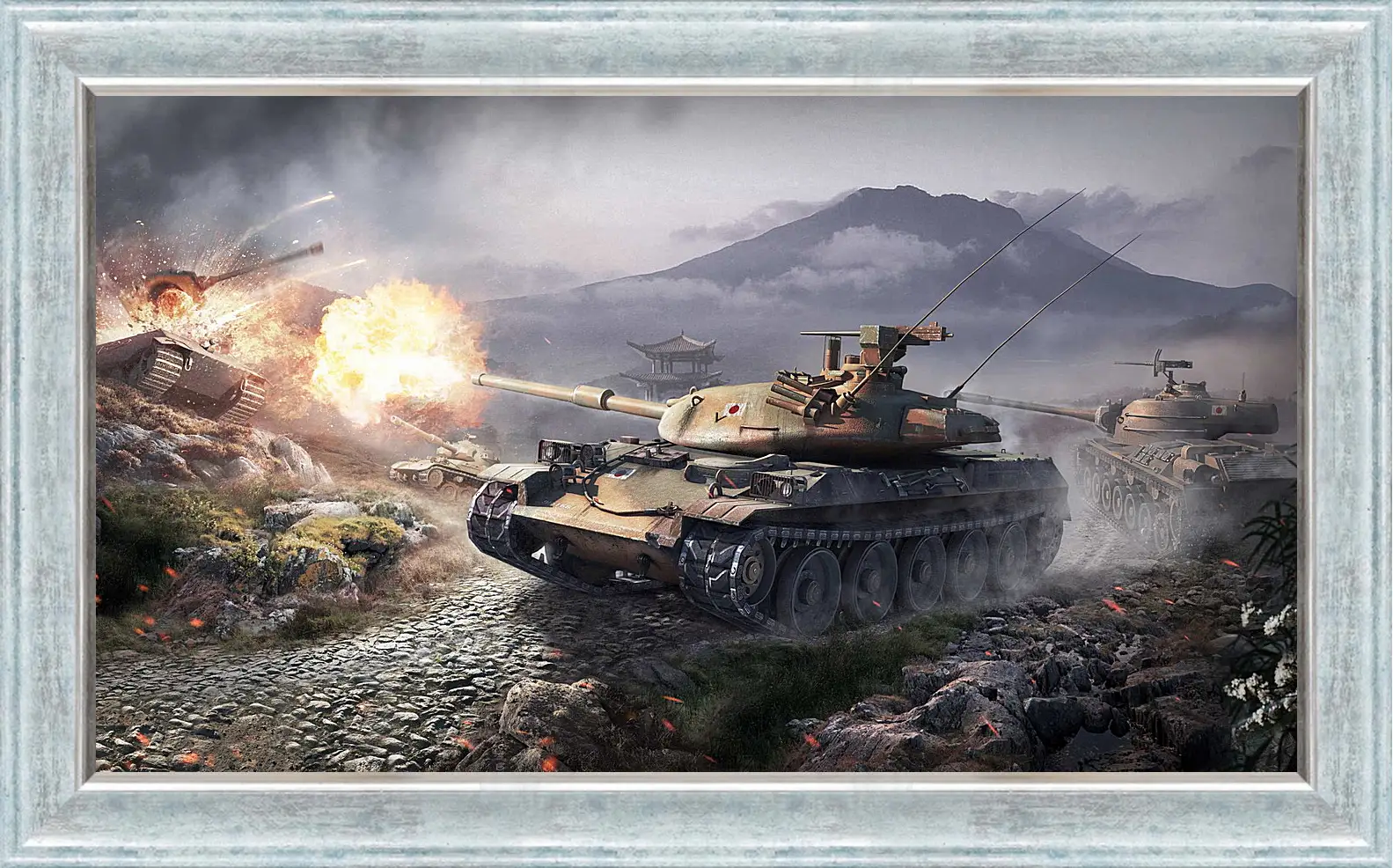 Картина в раме - world of tanks, wargaming net, wot