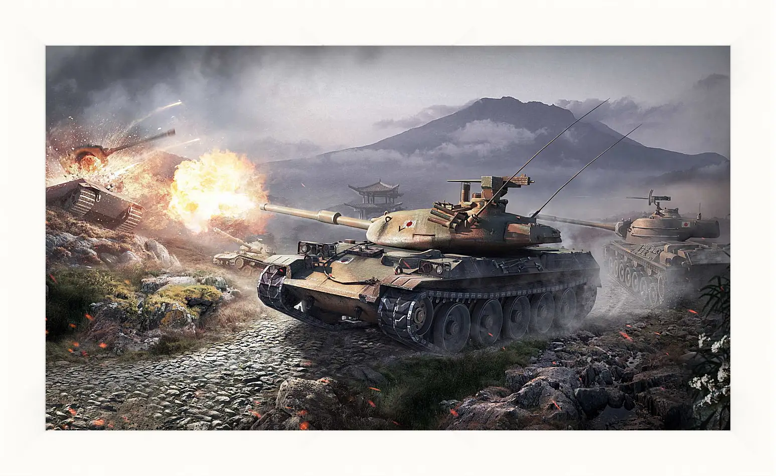 Картина в раме - world of tanks, wargaming net, wot