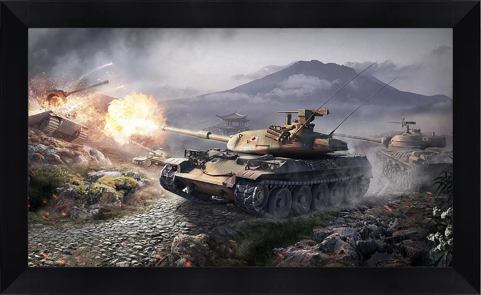 Картина в раме - world of tanks, wargaming net, wot