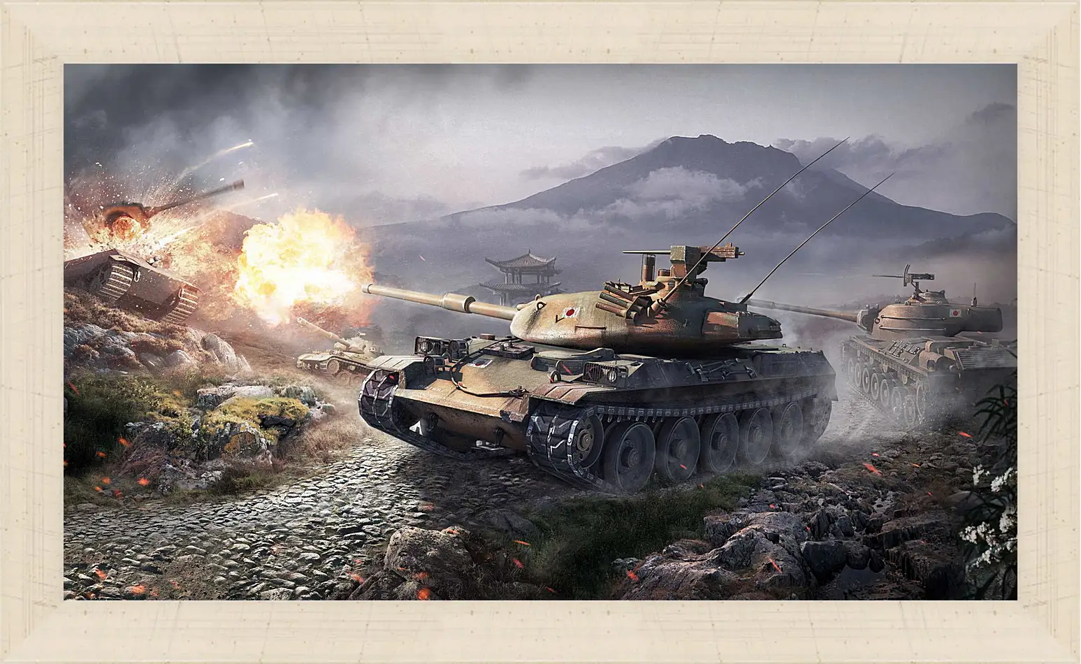 Картина в раме - world of tanks, wargaming net, wot