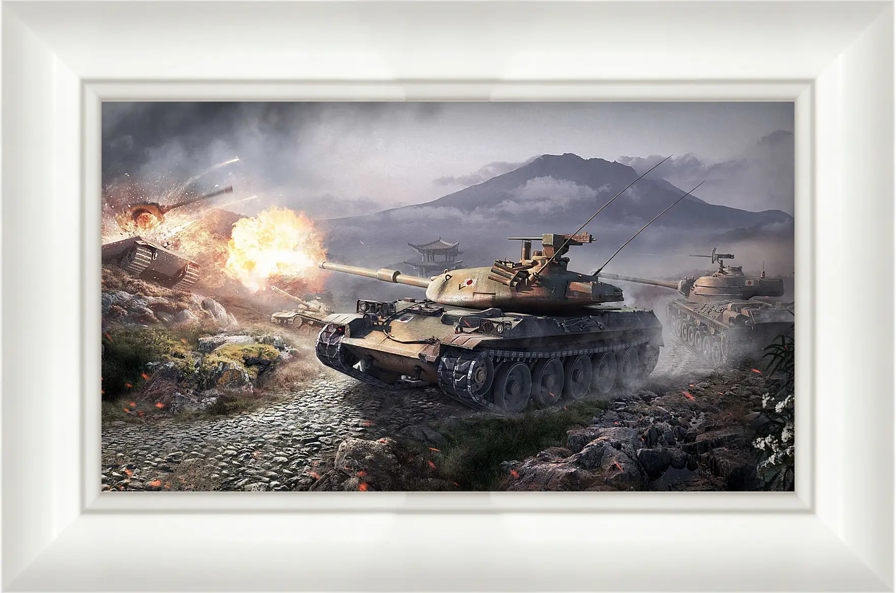 Картина в раме - world of tanks, wargaming net, wot