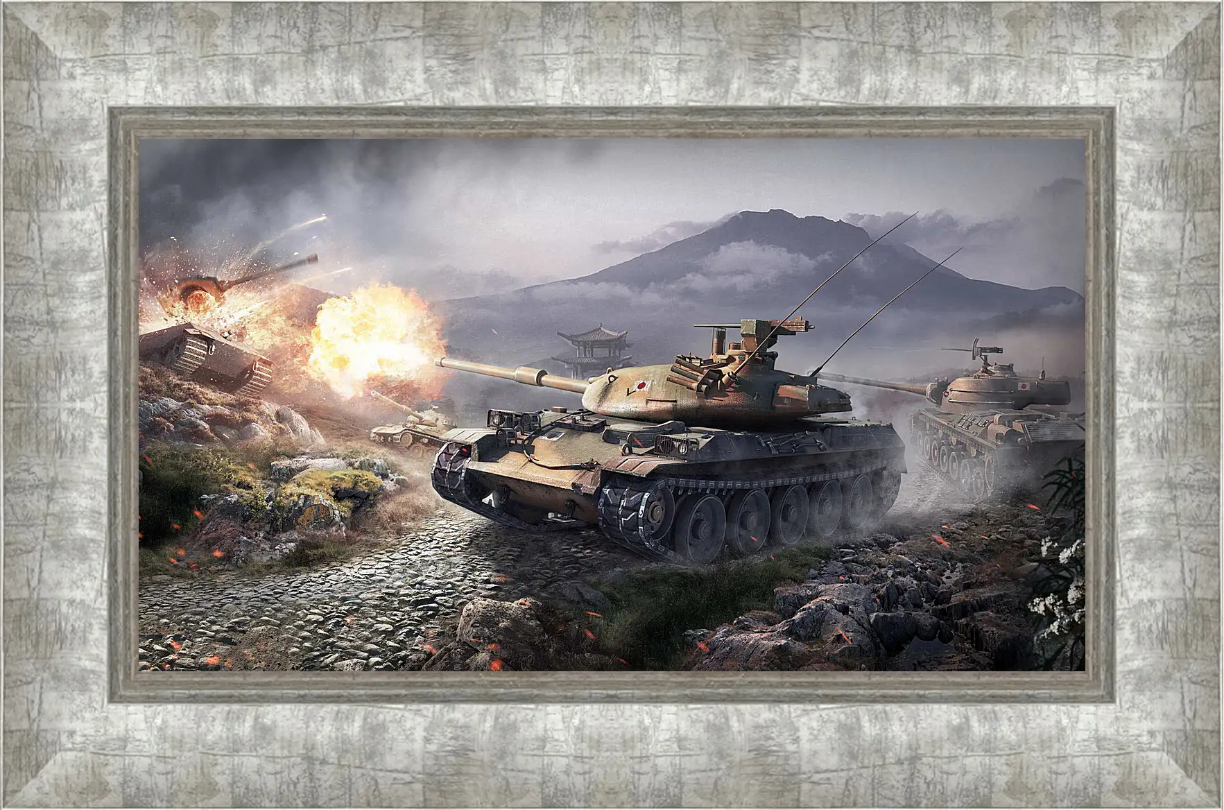 Картина в раме - world of tanks, wargaming net, wot