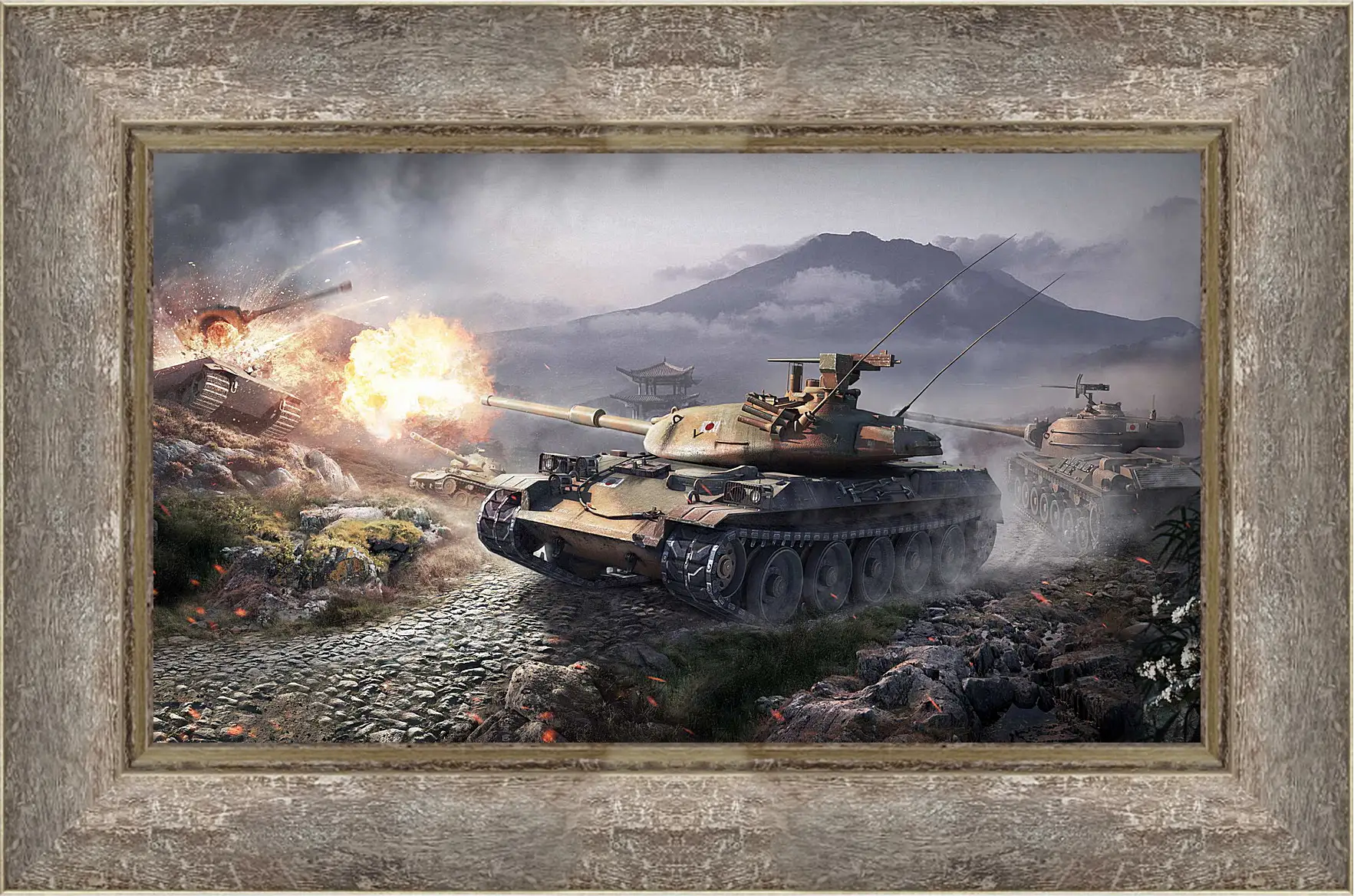 Картина в раме - world of tanks, wargaming net, wot