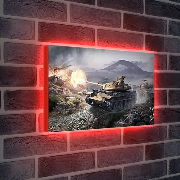 Лайтбокс световая панель - world of tanks, wargaming net, wot