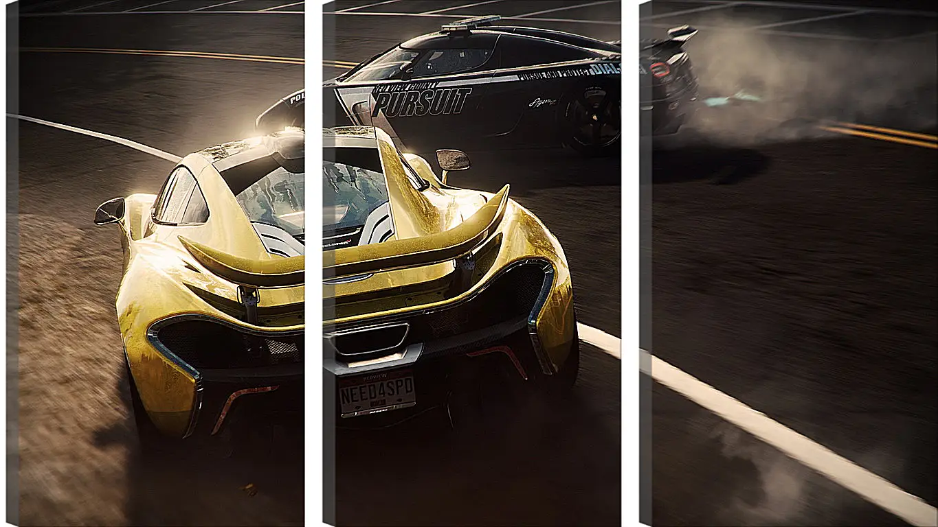 Модульная картина - need for speed rivals, nfs rivals, need for speed
