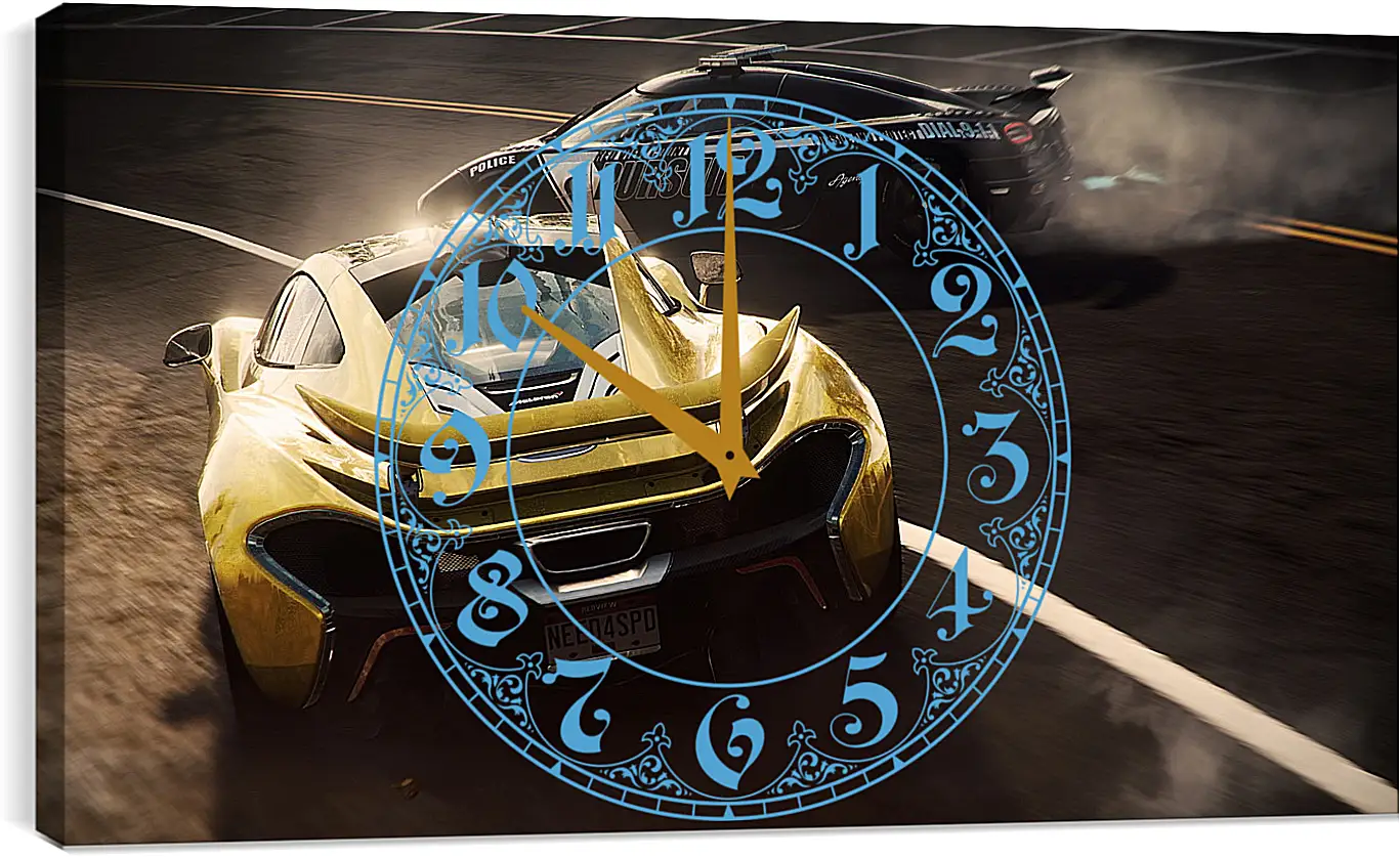 Часы картина - need for speed rivals, nfs rivals, need for speed
