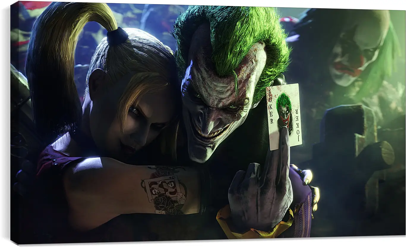 Постер и плакат - batman, arkham city, joker