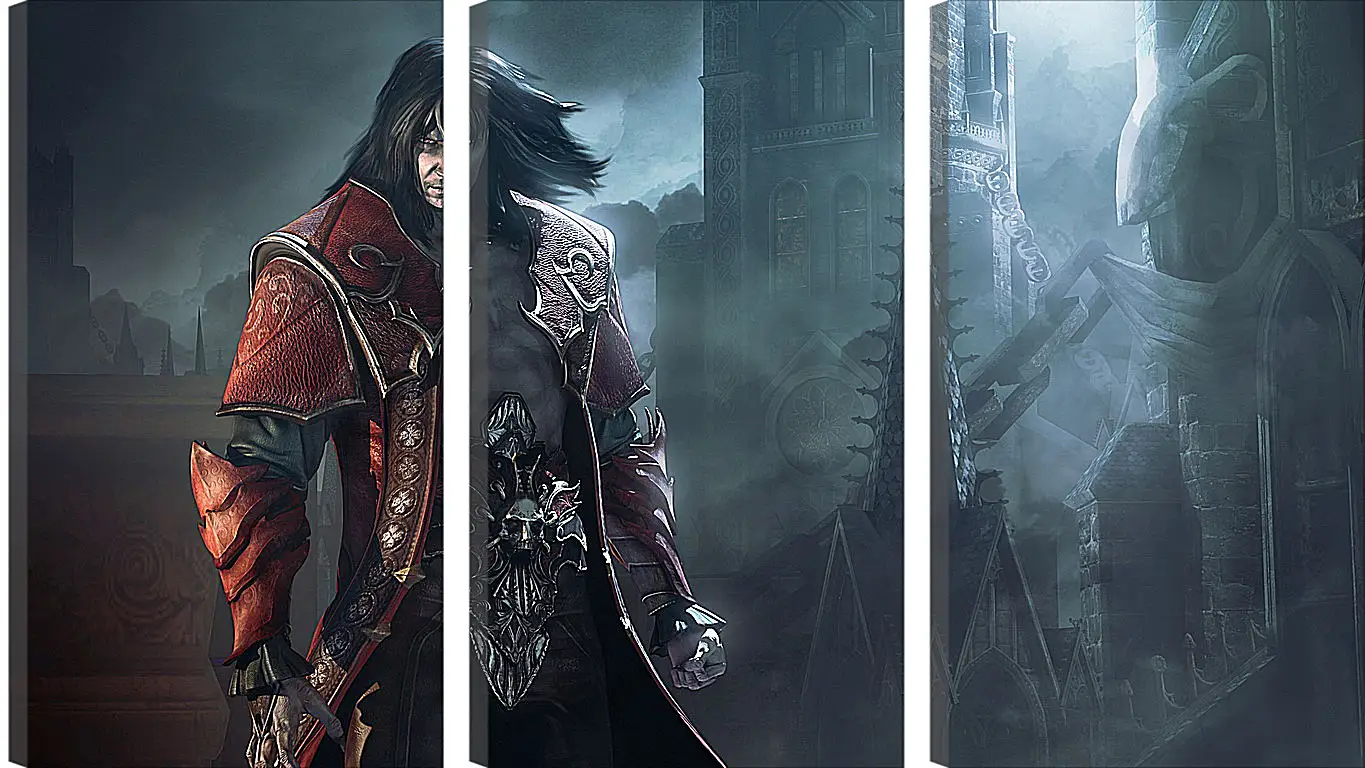 Модульная картина - castlevania lords of shadow 2, gabriel belmont, prince of darkness
