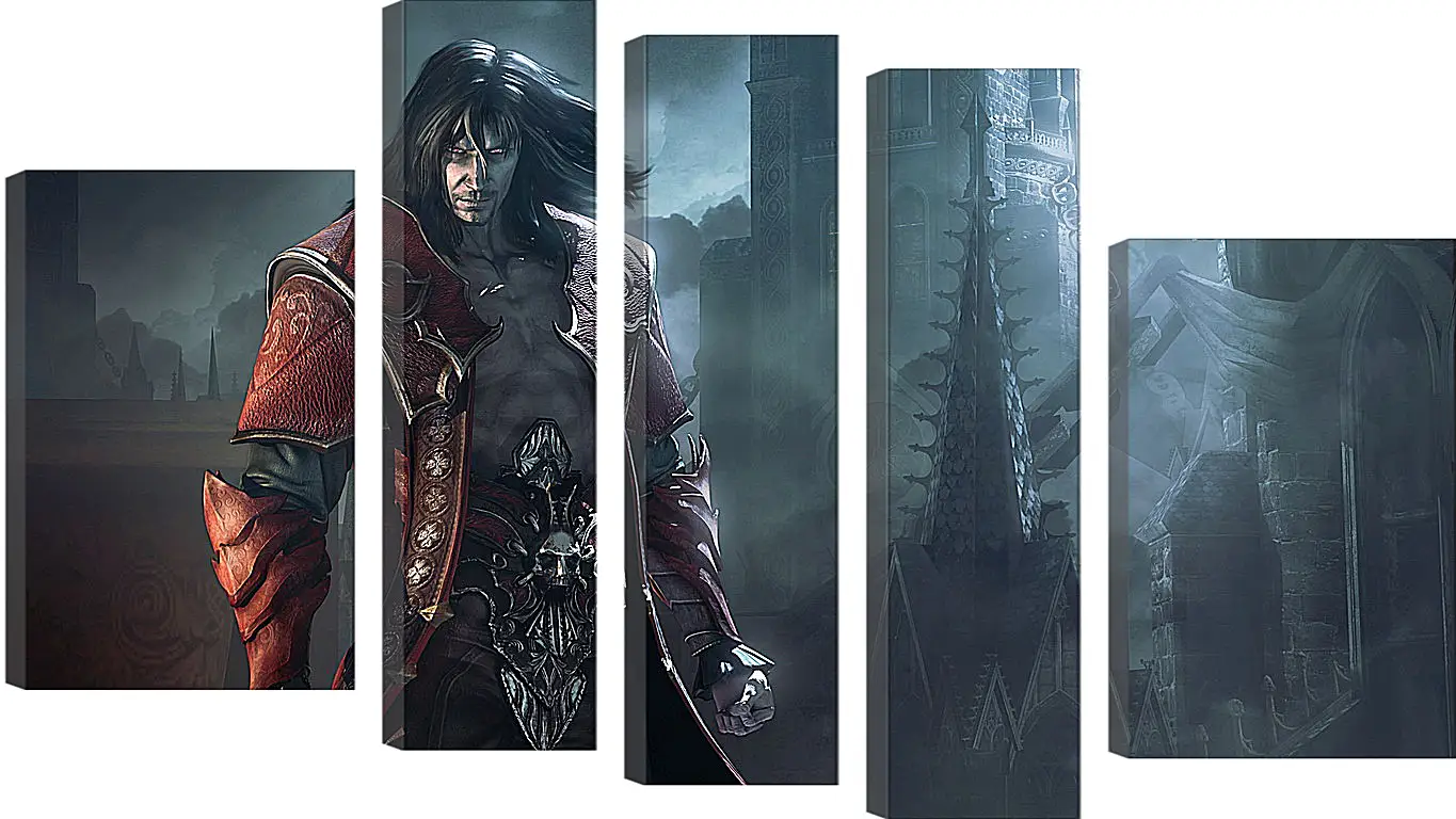 Модульная картина - castlevania lords of shadow 2, gabriel belmont, prince of darkness
