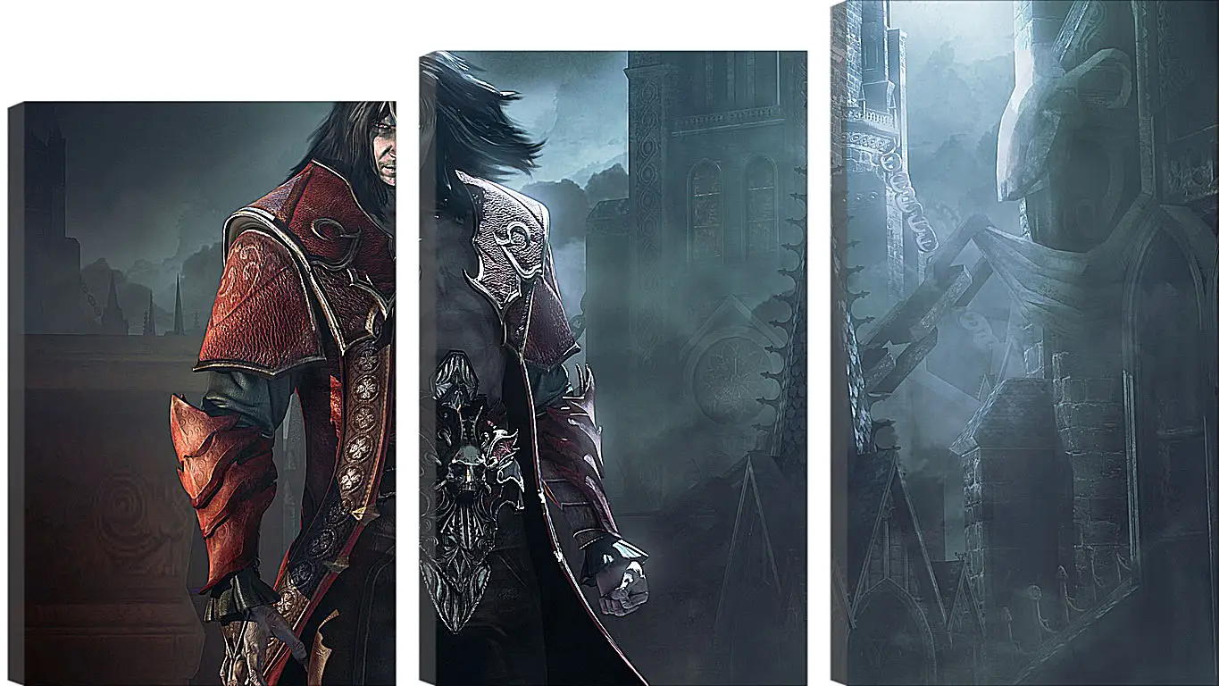 Модульная картина - castlevania lords of shadow 2, gabriel belmont, prince of darkness
