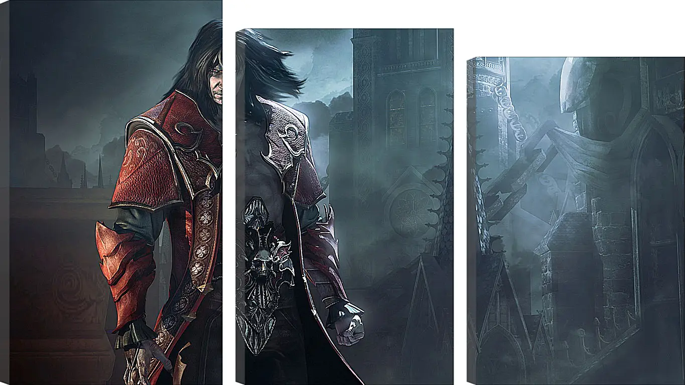 Модульная картина - castlevania lords of shadow 2, gabriel belmont, prince of darkness
