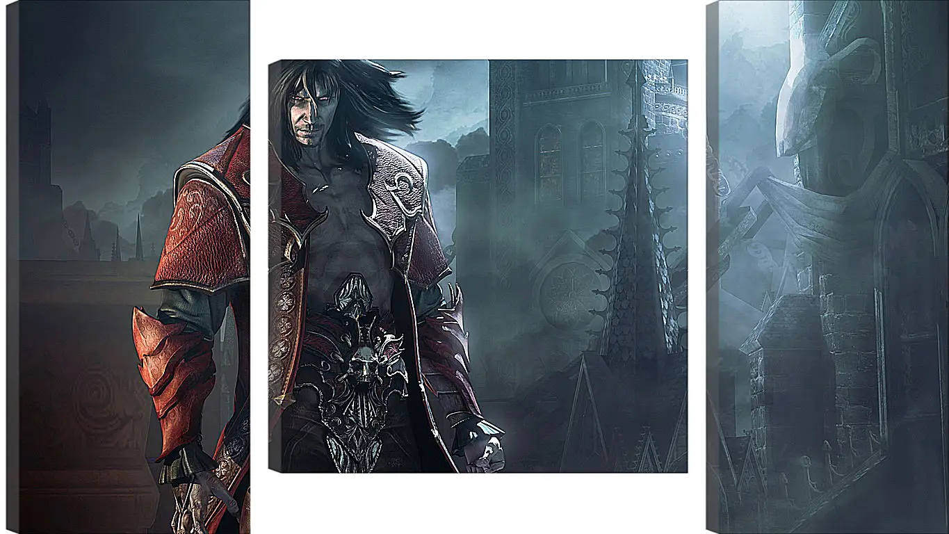 Модульная картина - castlevania lords of shadow 2, gabriel belmont, prince of darkness
