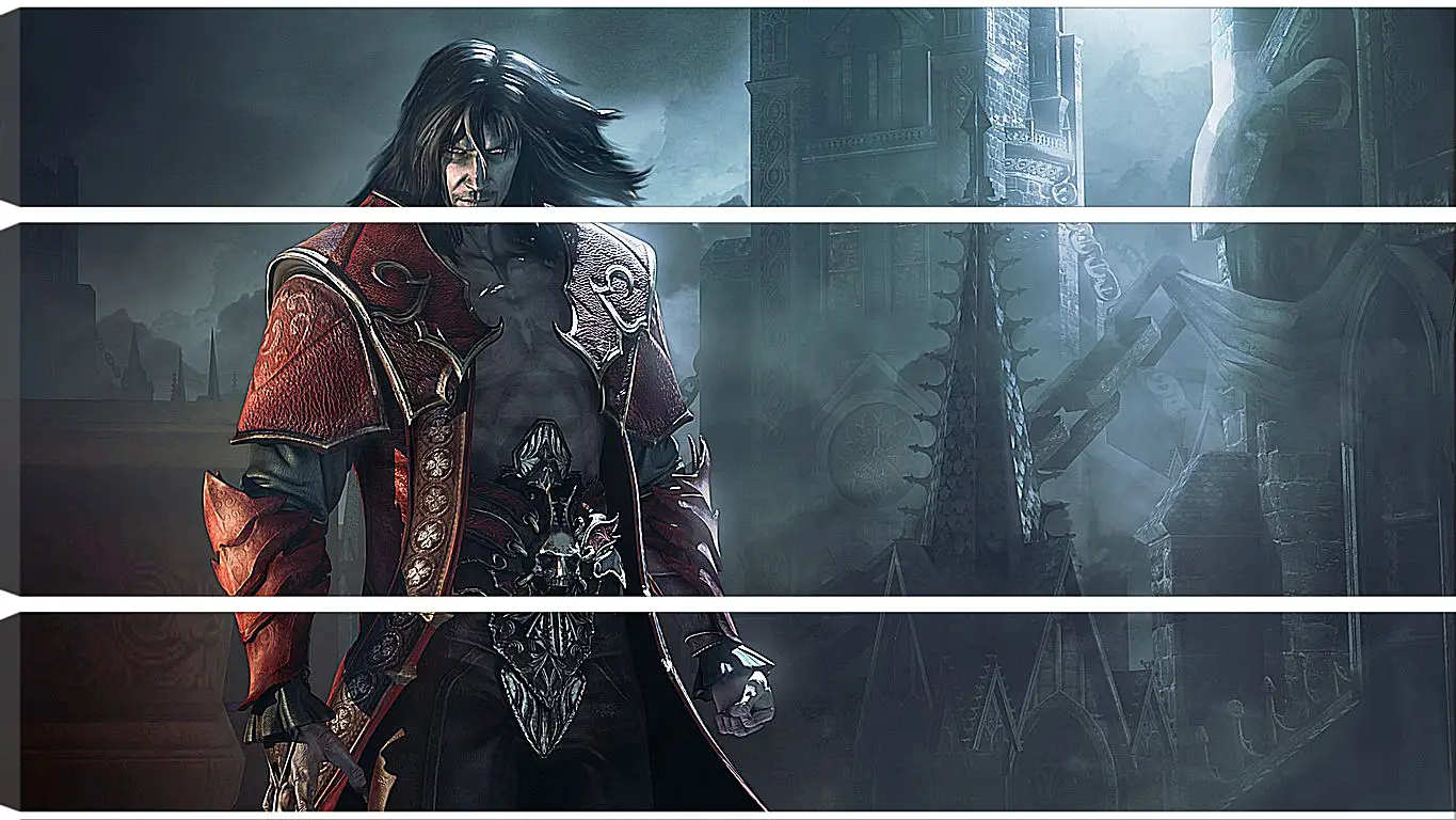 Модульная картина - castlevania lords of shadow 2, gabriel belmont, prince of darkness
