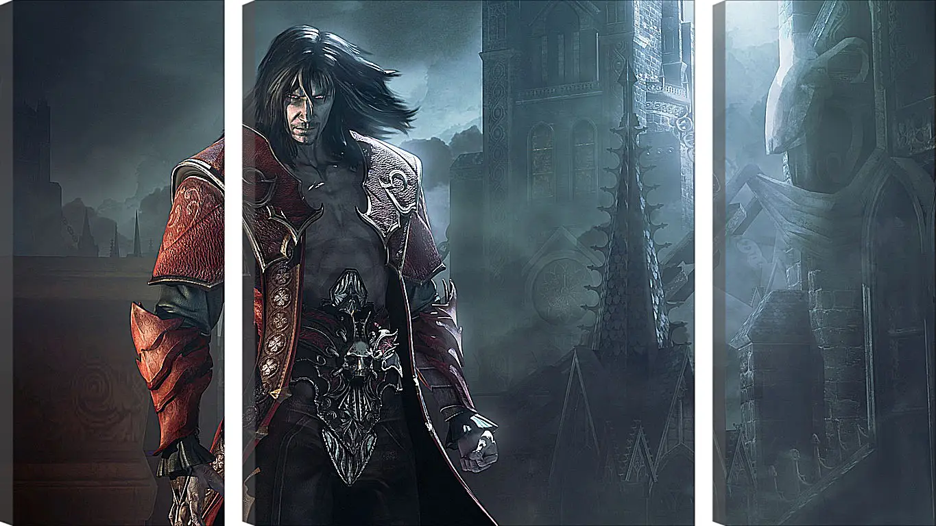 Модульная картина - castlevania lords of shadow 2, gabriel belmont, prince of darkness
