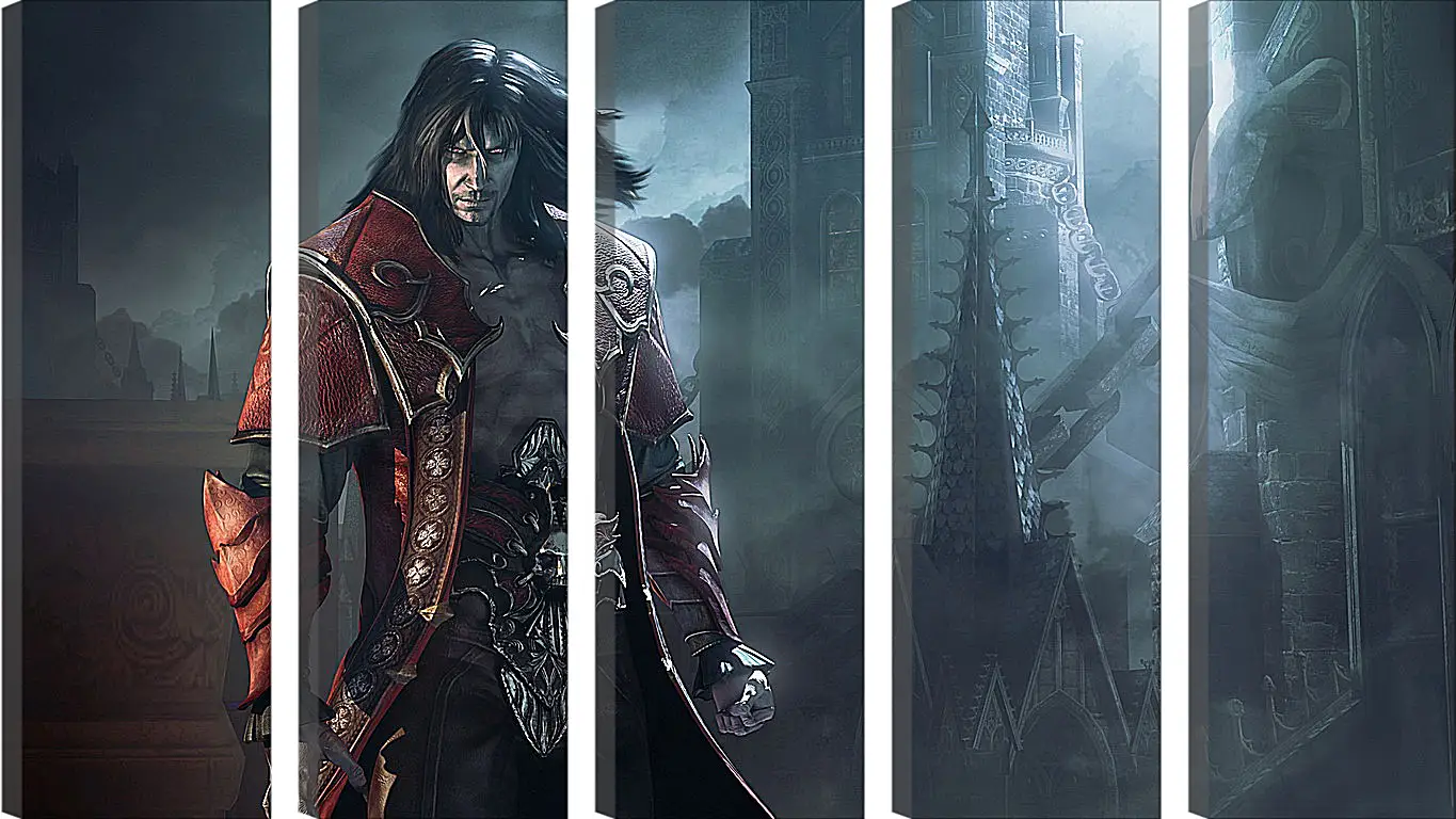 Модульная картина - castlevania lords of shadow 2, gabriel belmont, prince of darkness
