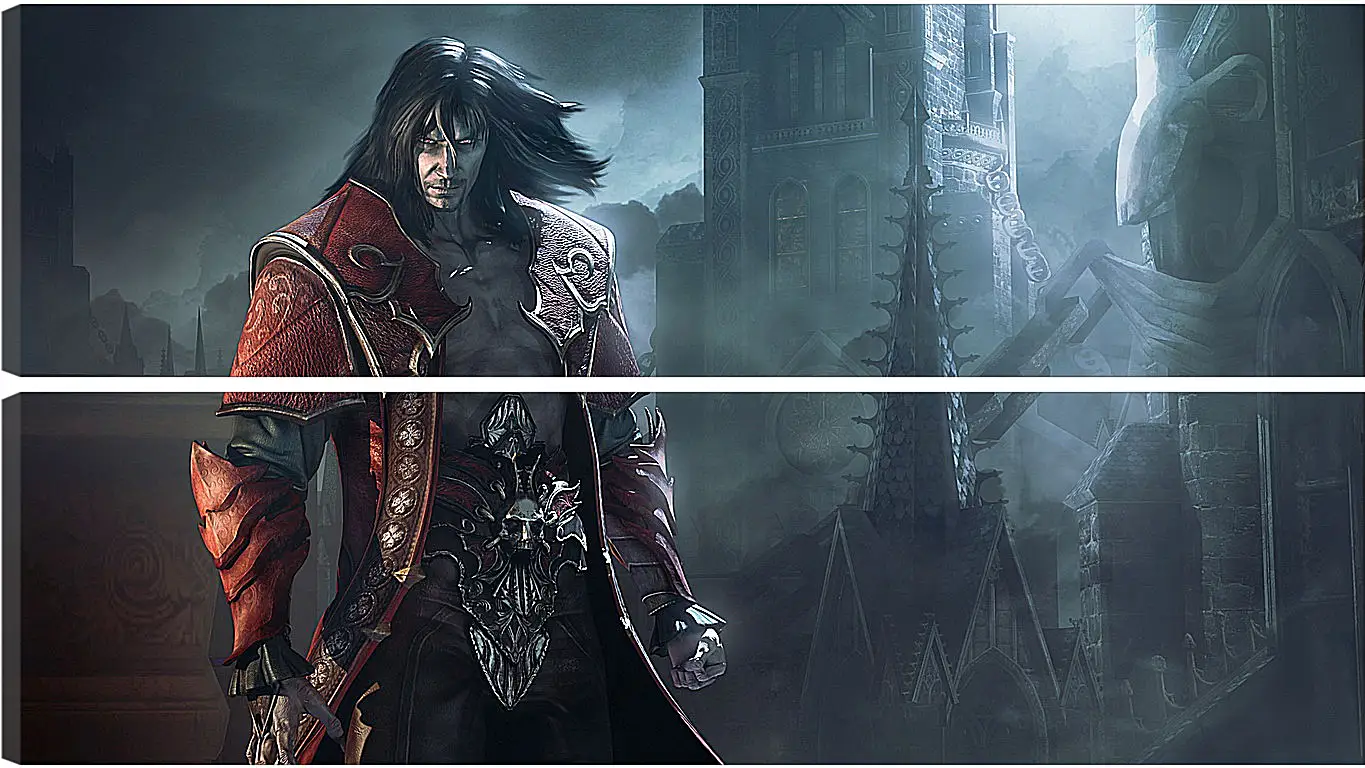 Модульная картина - castlevania lords of shadow 2, gabriel belmont, prince of darkness
