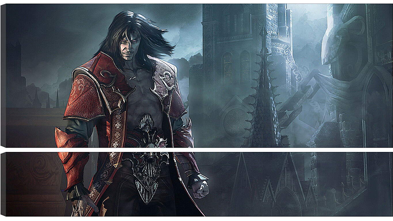 Модульная картина - castlevania lords of shadow 2, gabriel belmont, prince of darkness
