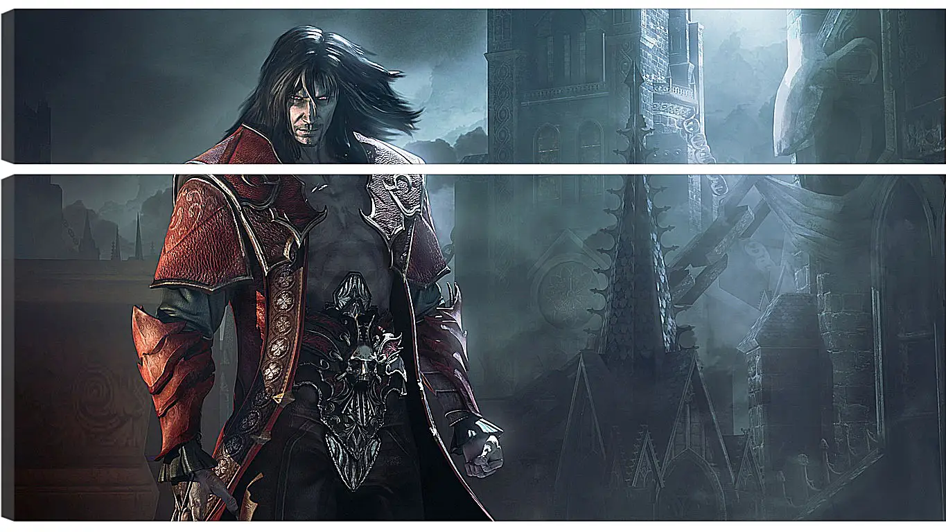 Модульная картина - castlevania lords of shadow 2, gabriel belmont, prince of darkness
