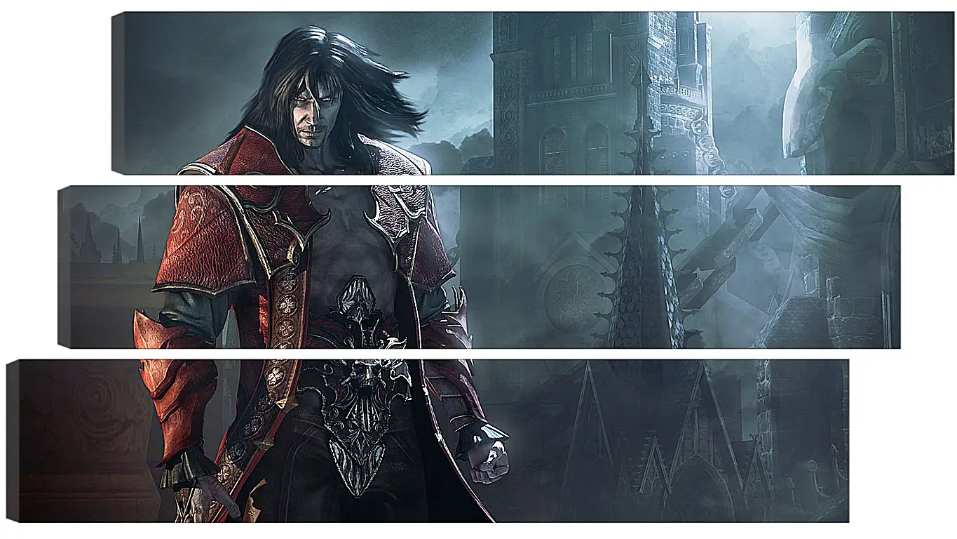 Модульная картина - castlevania lords of shadow 2, gabriel belmont, prince of darkness
