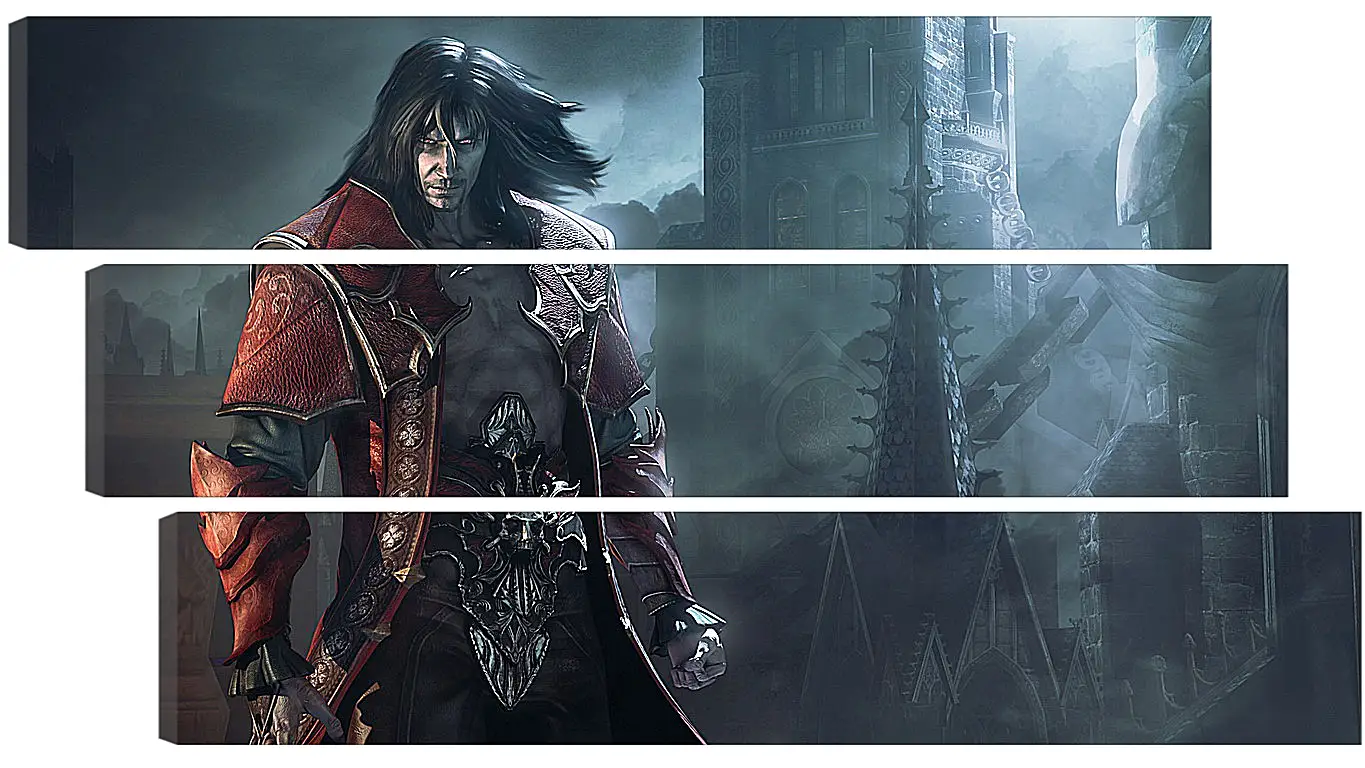 Модульная картина - castlevania lords of shadow 2, gabriel belmont, prince of darkness
