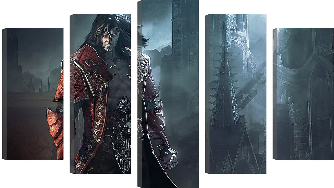 Модульная картина - castlevania lords of shadow 2, gabriel belmont, prince of darkness
