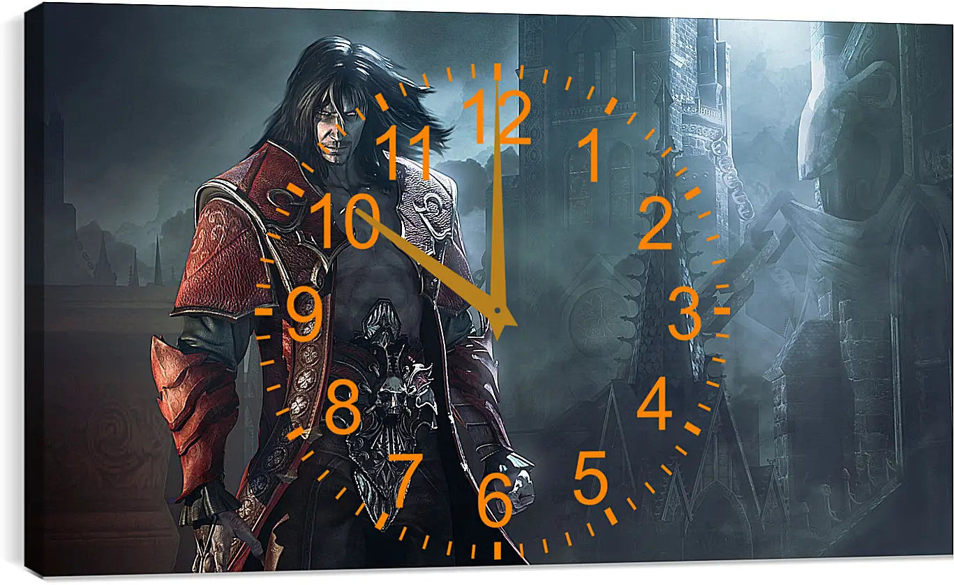 Часы картина - castlevania lords of shadow 2, gabriel belmont, prince of darkness
