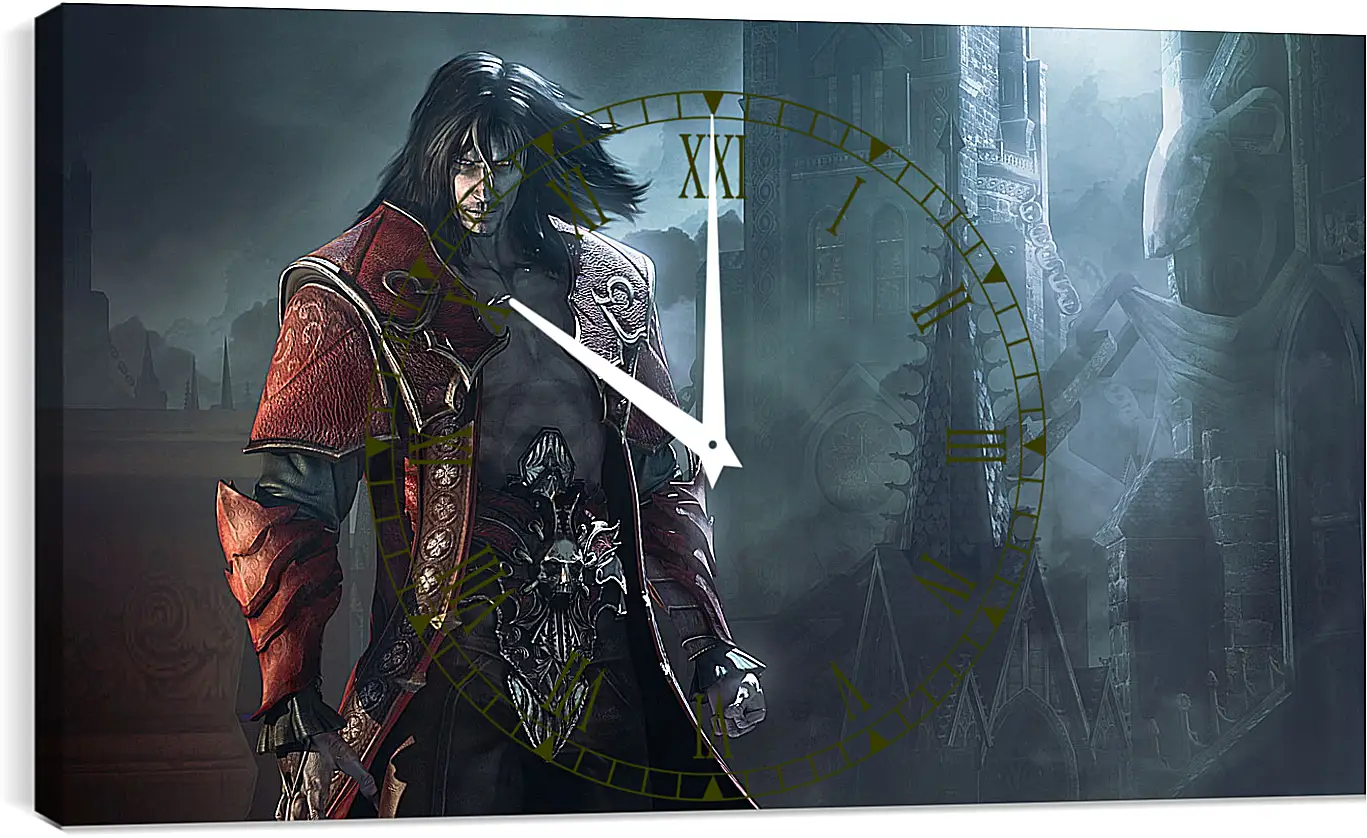 Часы картина - castlevania lords of shadow 2, gabriel belmont, prince of darkness
